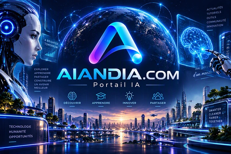 Illustration représentant le portail aiandia.com